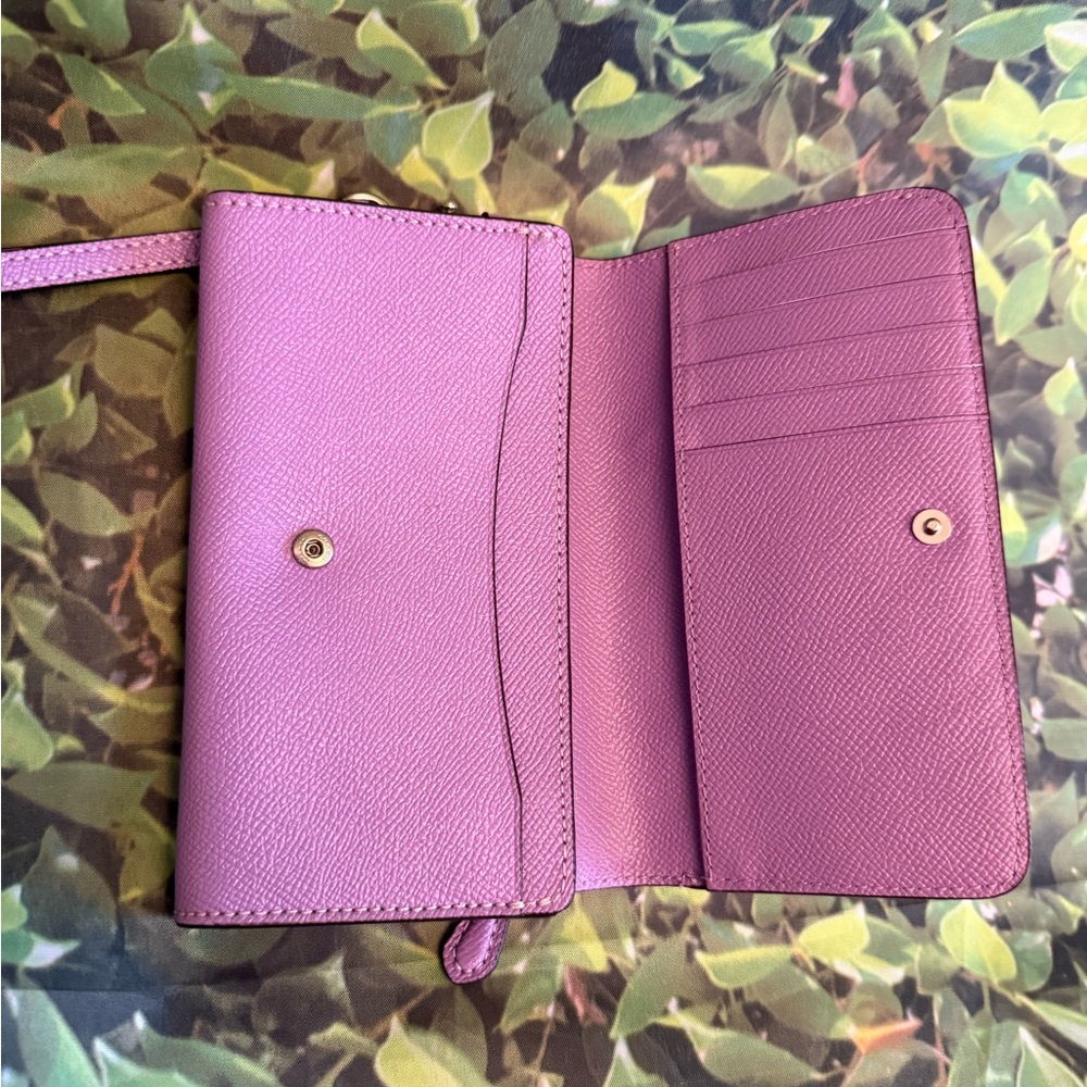 Coach Purple Women's Wristlet - Picture 6 of 10